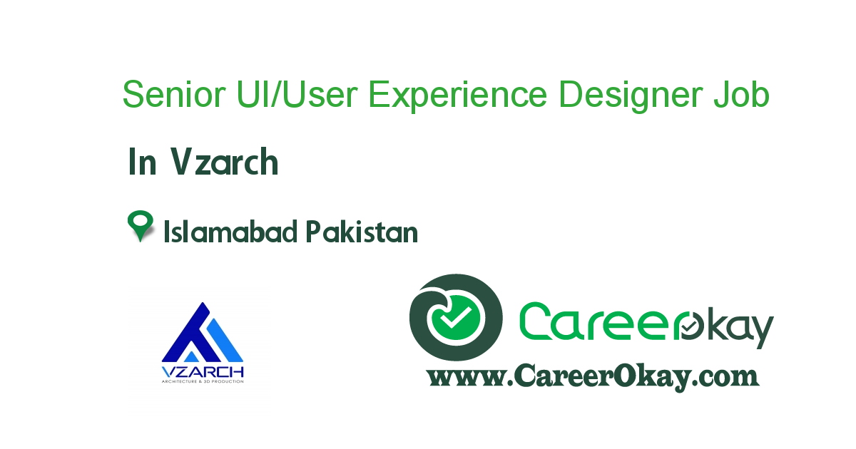 Senior UI/User Experience Designer