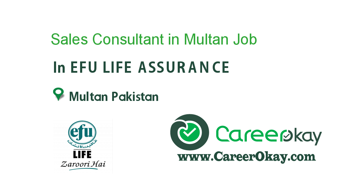 Sales Consultant in Multan