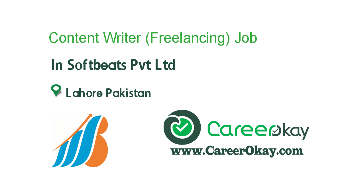 Content Writer (Freelancing)