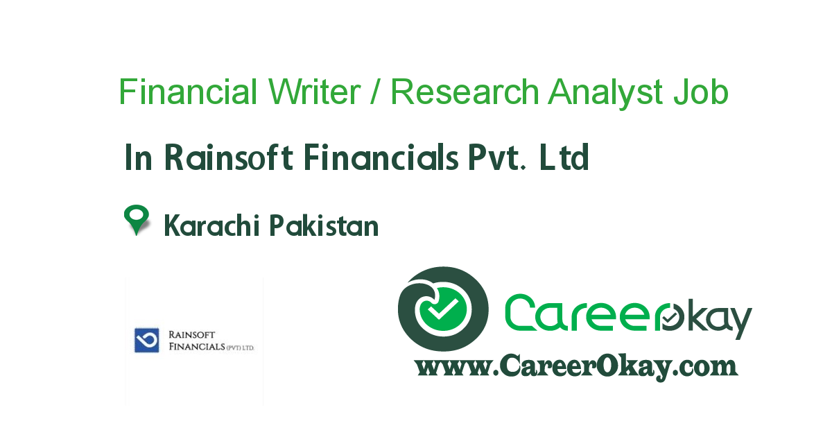 Financial Writer / Research Analyst