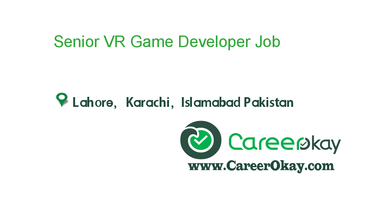 Senior VR Game Developer