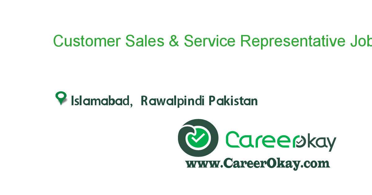 Customer Sales & Service Representative 