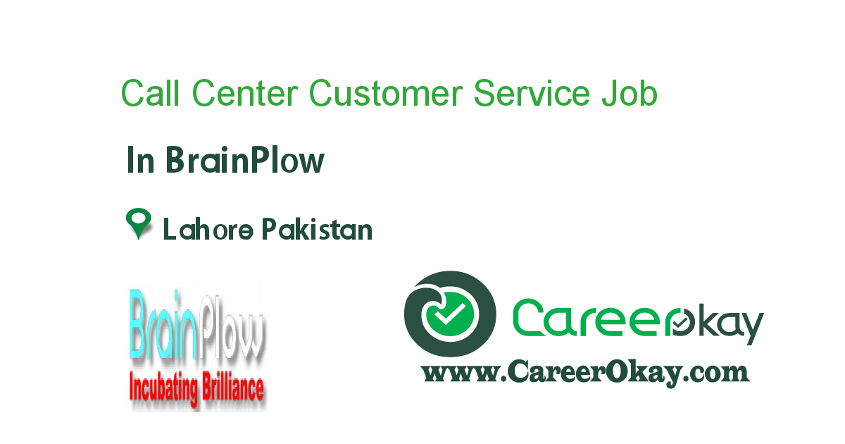 Call Center Customer Service Representative 