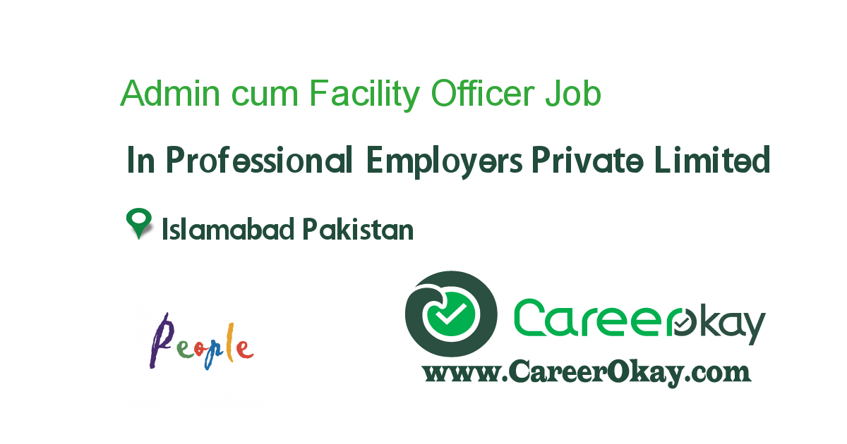 Admin cum Facility Officer