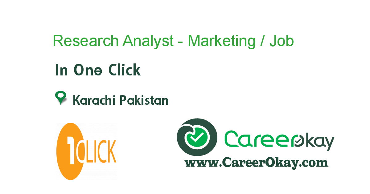 Research Analyst - Marketing / Management