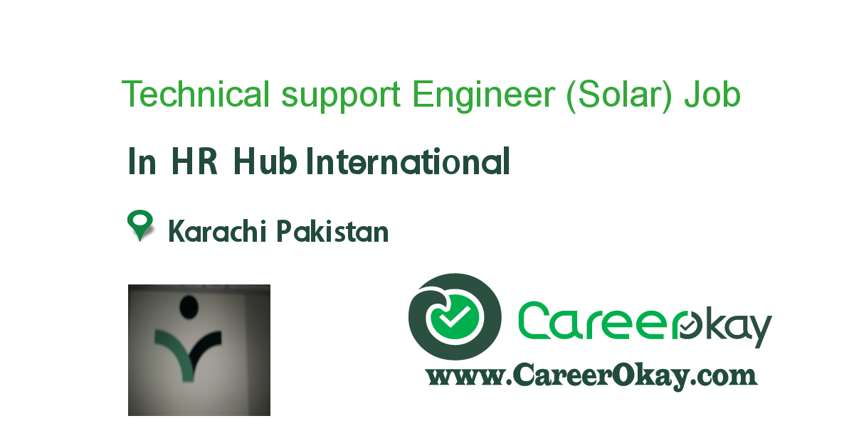 Technical support Engineer (Solar)