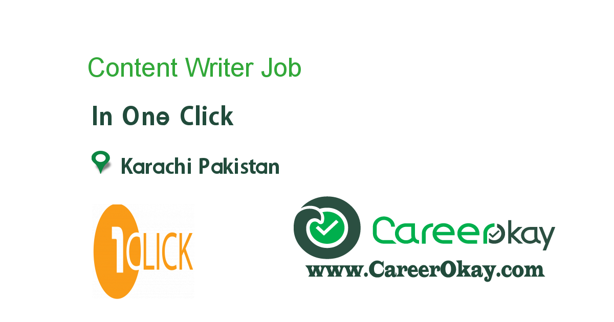 Content Writer 