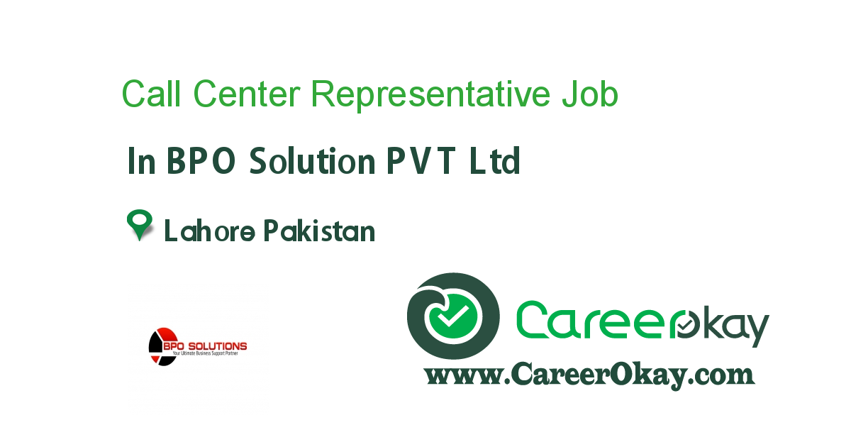 Call Center Representative
