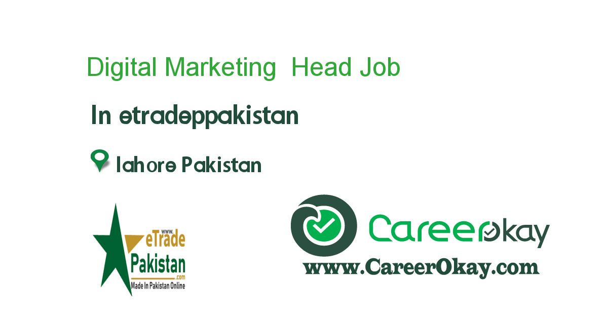 Digital Marketing Head 