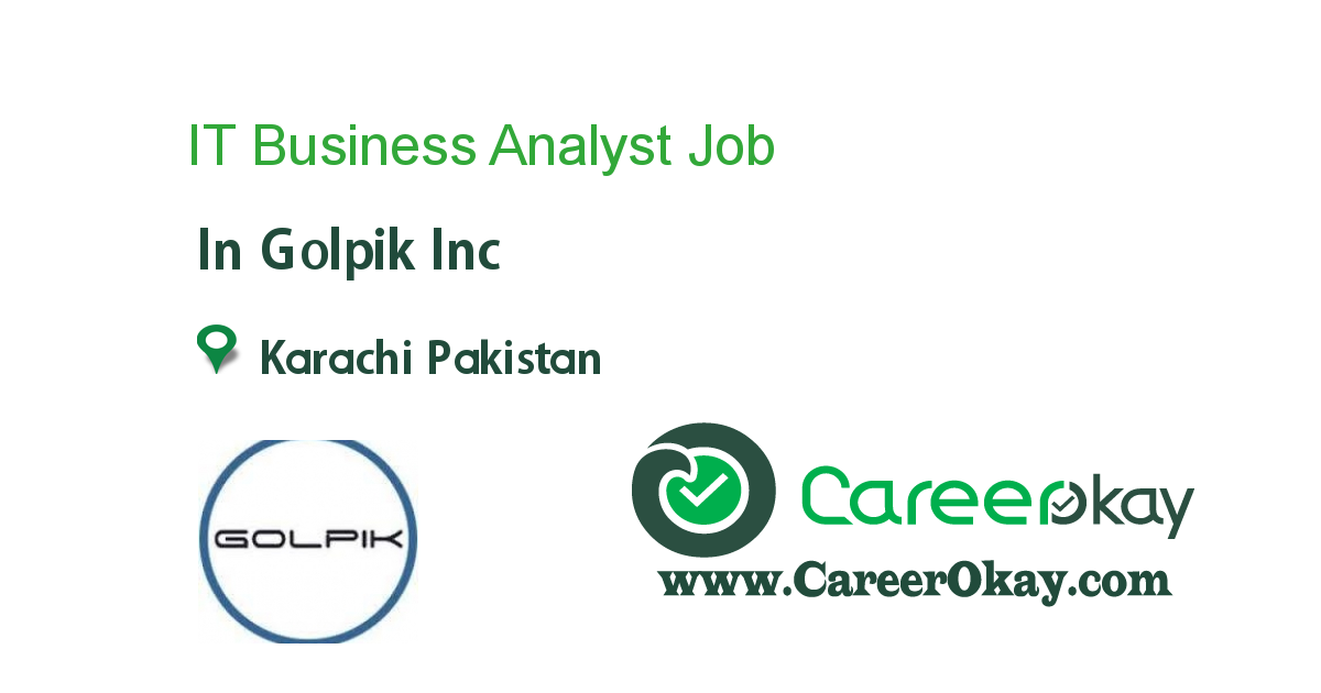 IT Business Analyst 