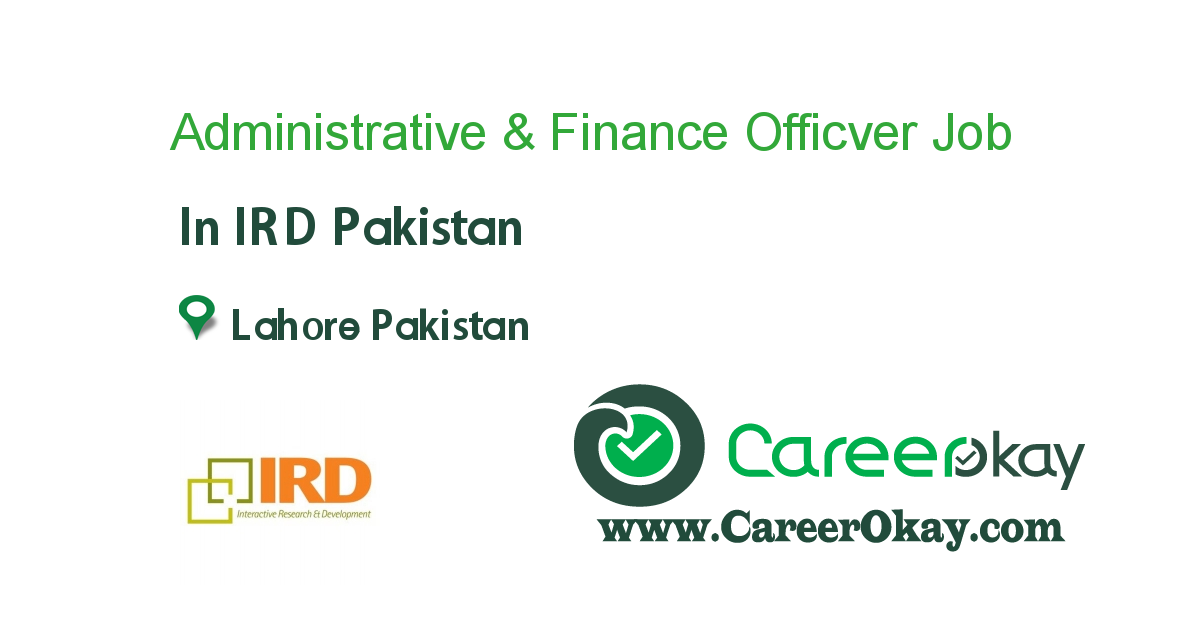 Administrative & Finance Officver