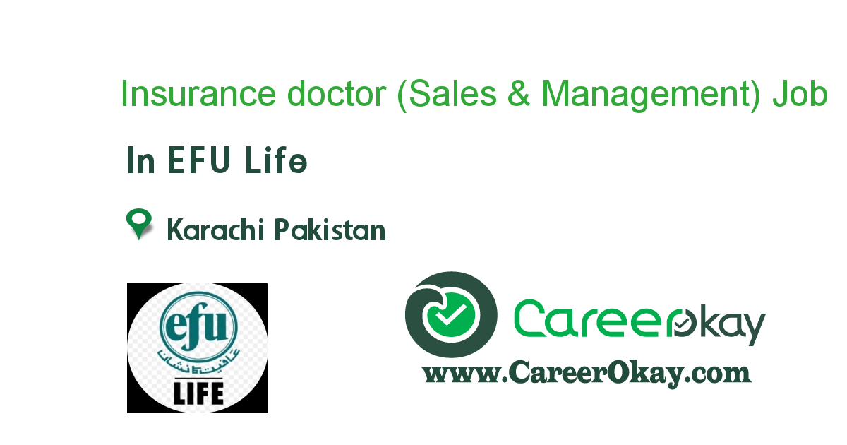 Insurance doctor (Sales & Management)