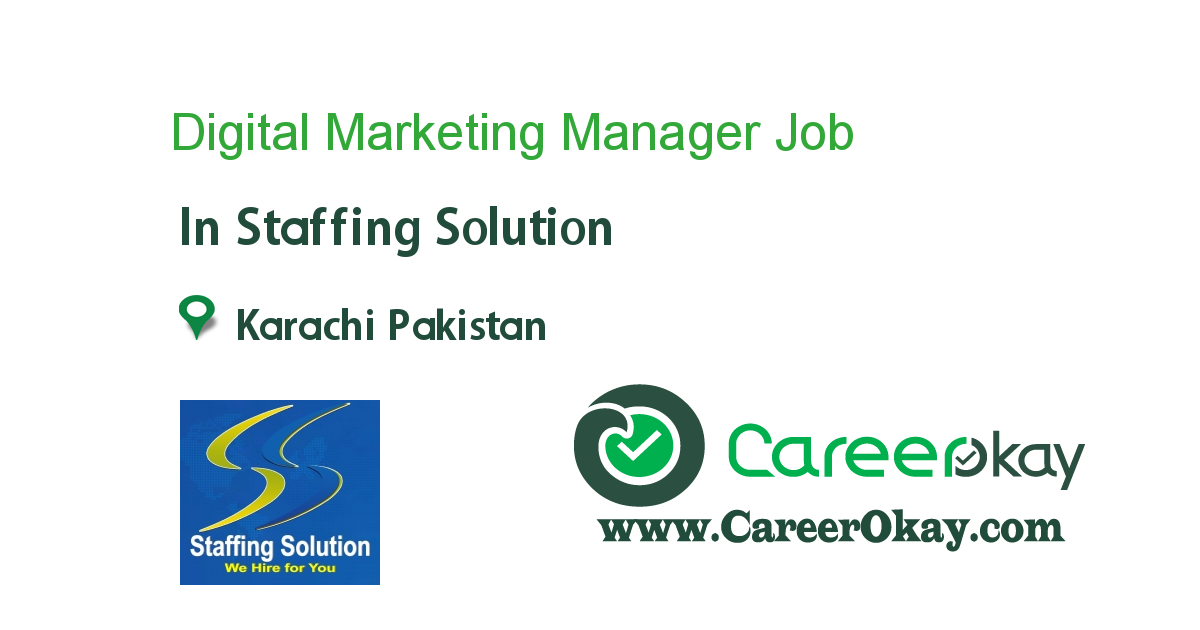 Digital Marketing Manager 