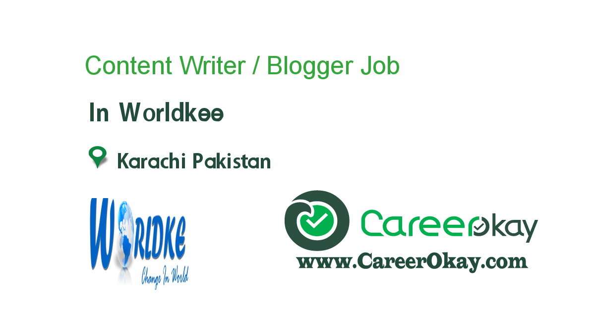 Content Writer / Blogger