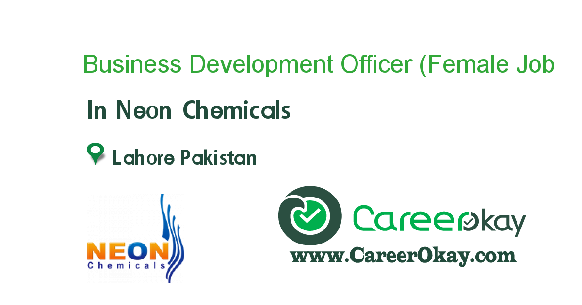 Business Development Officer (Female Only)