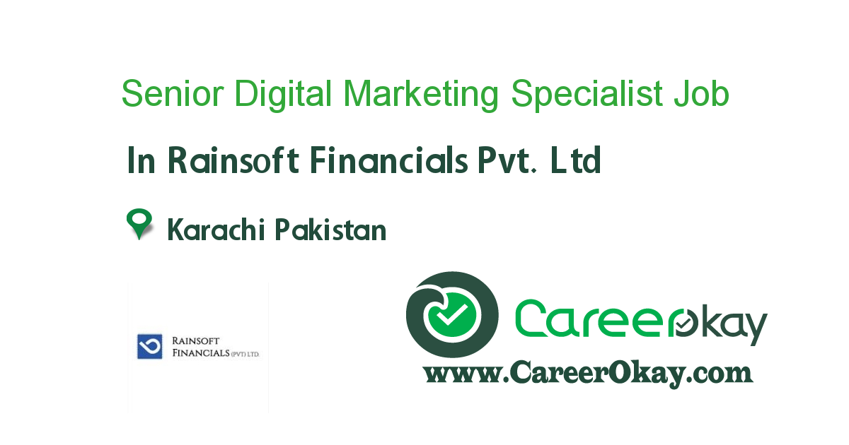 Senior Digital Marketing Specialist