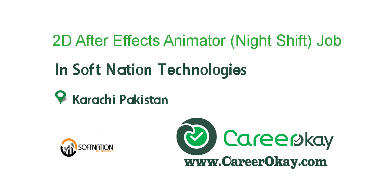 2D After Effects Animator (Night Shift)