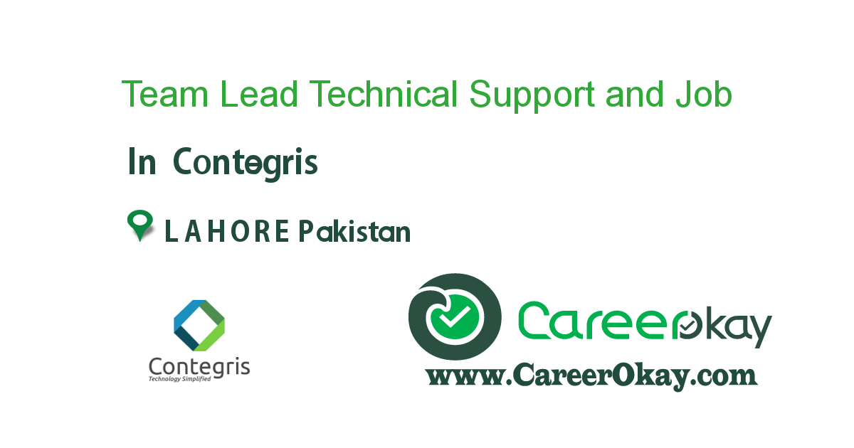 Team Lead Technical Support and Engineering