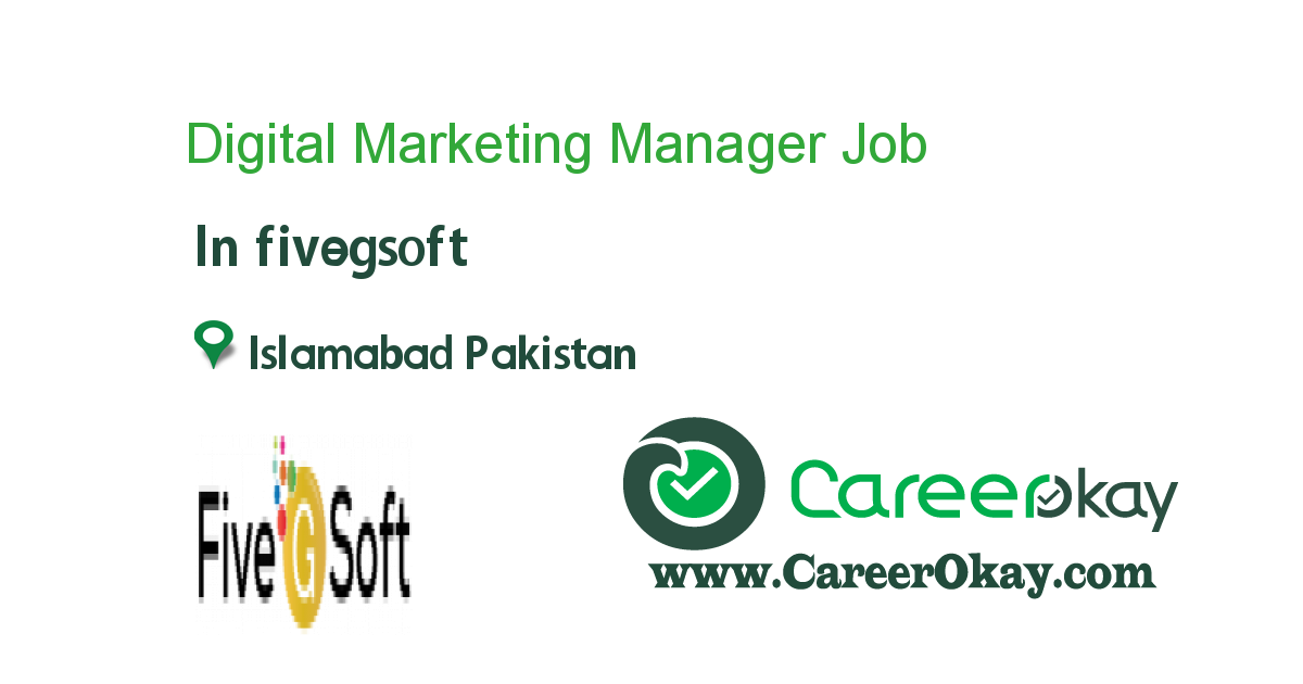 Digital Marketing Manager 