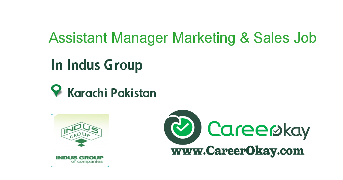 Assistant Manager Marketing & Sales