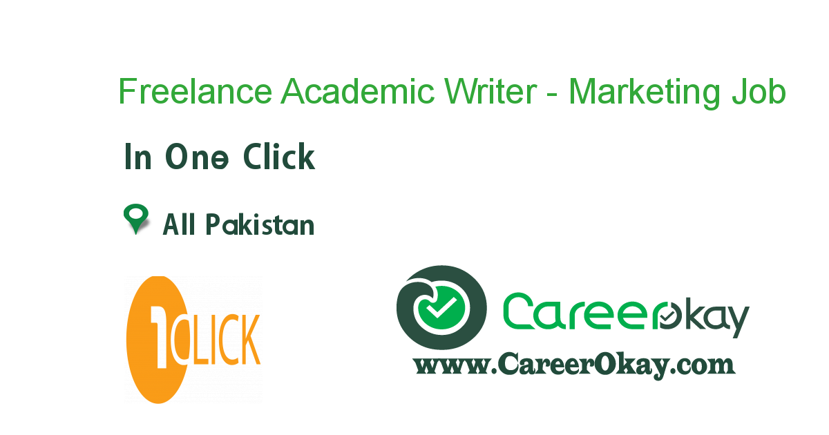 Freelance Academic Writer - Marketing