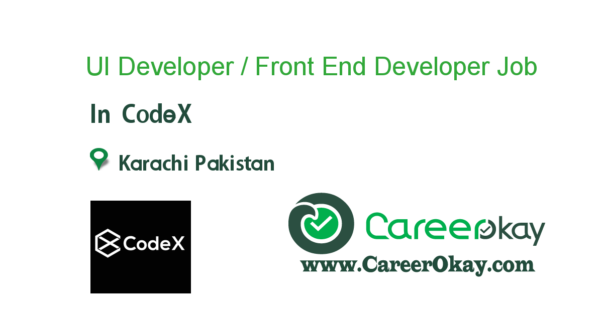 UI Developer / Front End Developer