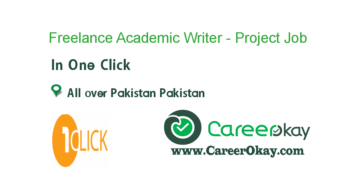 Freelance Academic Writer - Project Management