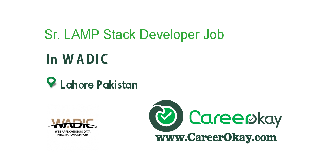 Sr. LAMP Stack Developer