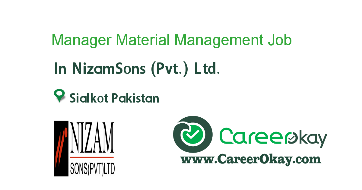 Manager Material Management