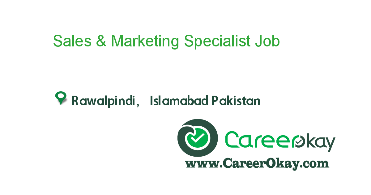 Sales & Marketing Specialist 