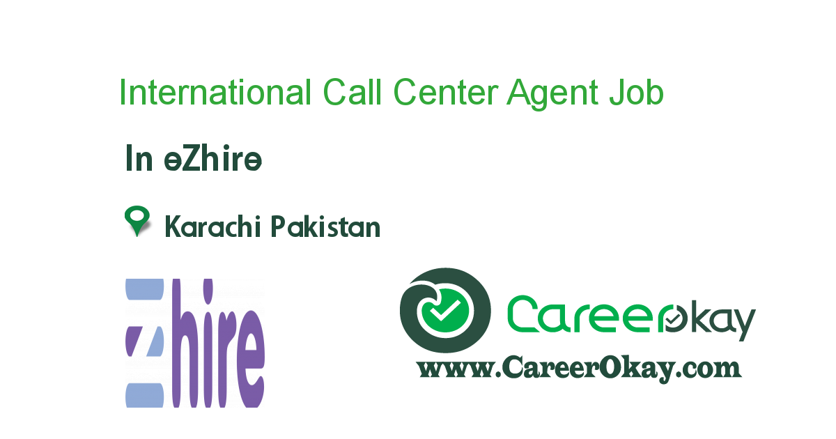 International Call Center Agent 