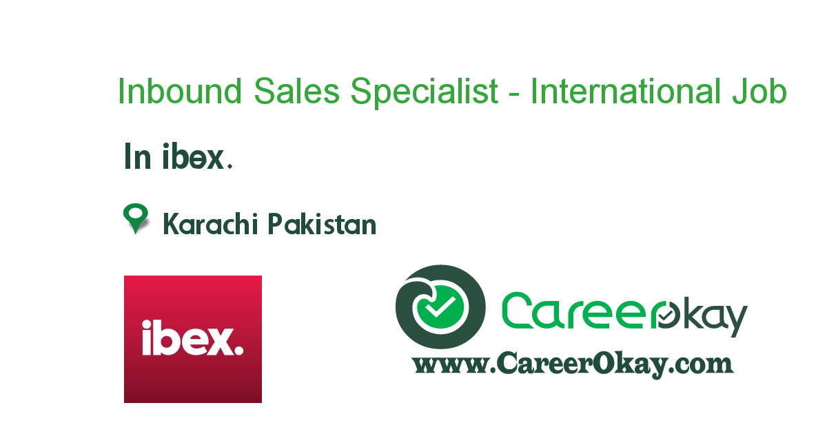 Inbound Sales Specialist - International 