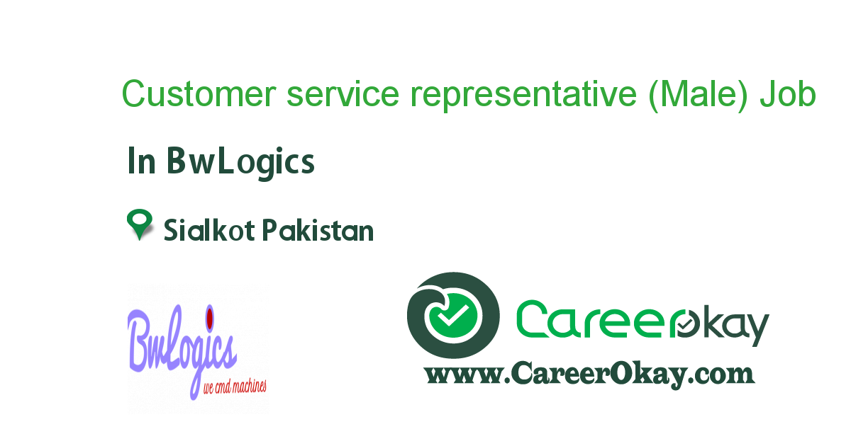 Customer service representative (Male)