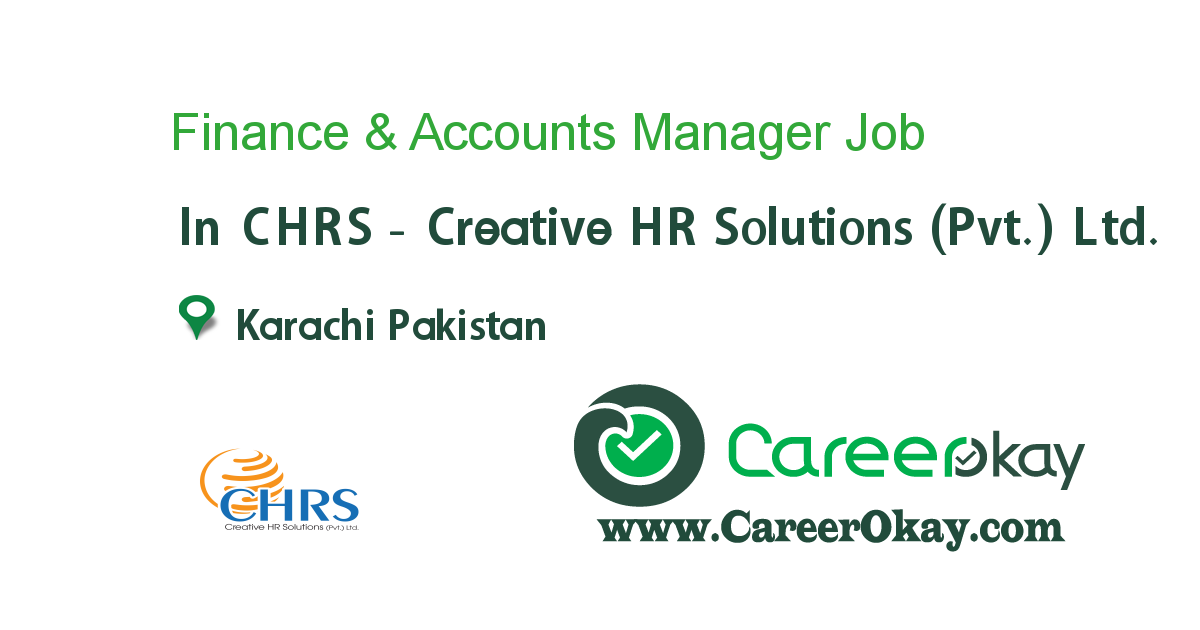 Finance & Accounts Manager