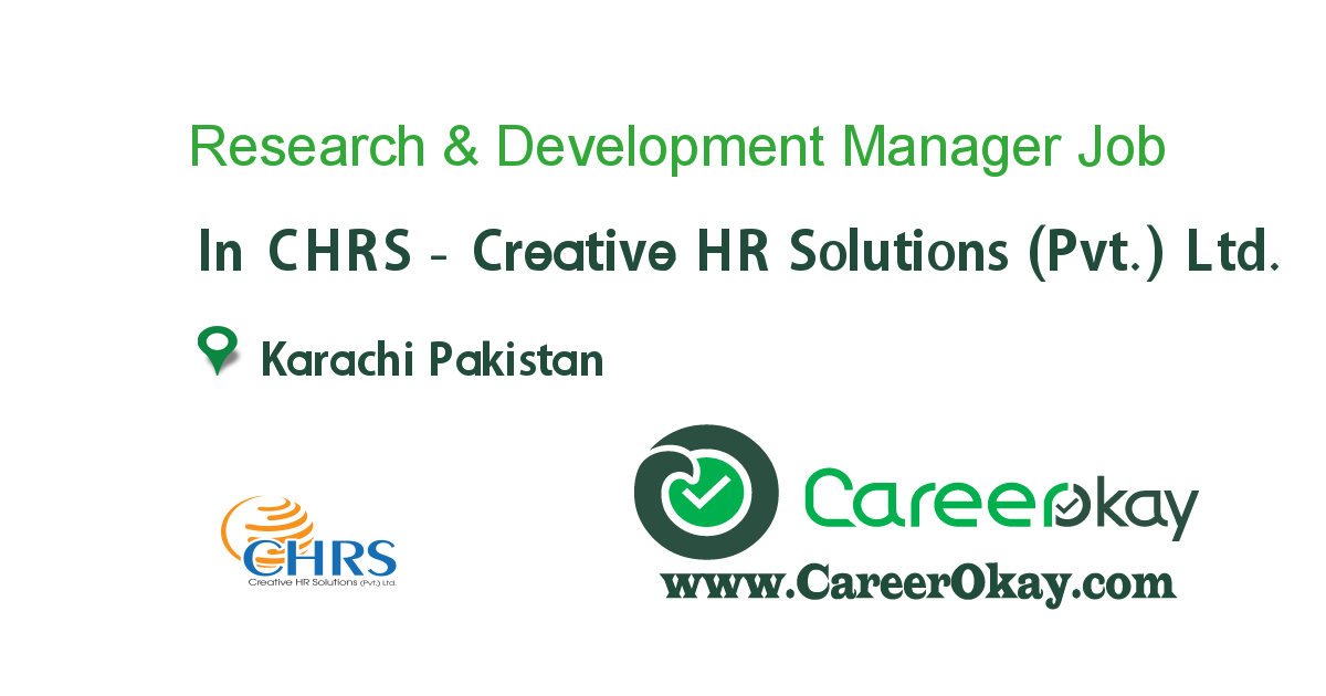 Research & Development Manager 