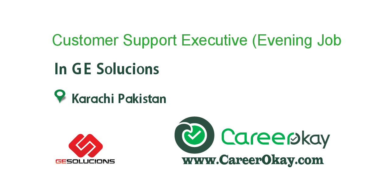 Customer Support Executive (Evening shift)