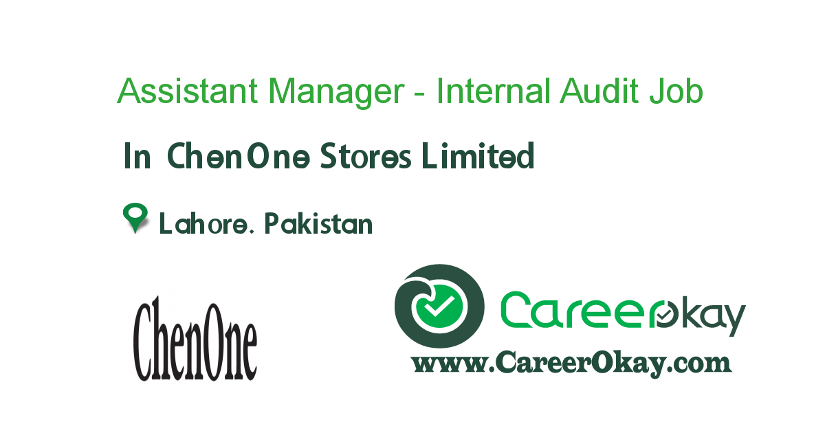 Assistant Manager - Internal Audit