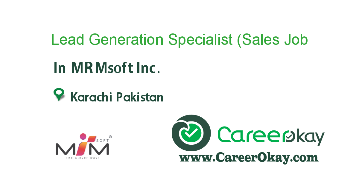 Lead Generation Specialist (Sales Executive)