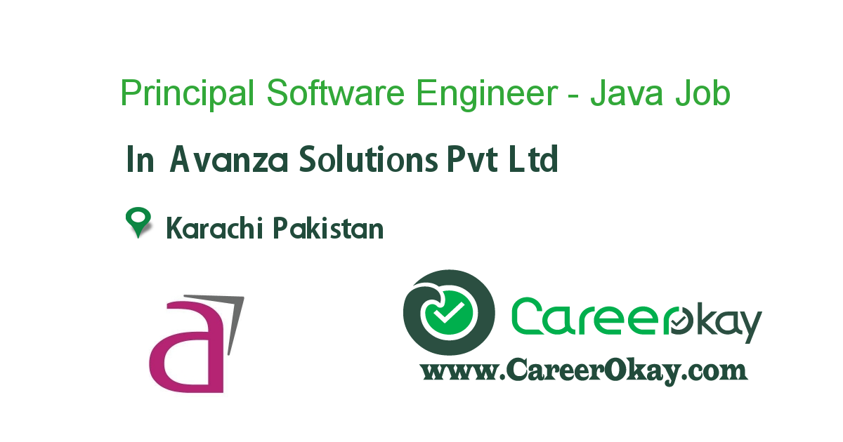 Principal Software Engineer - Java