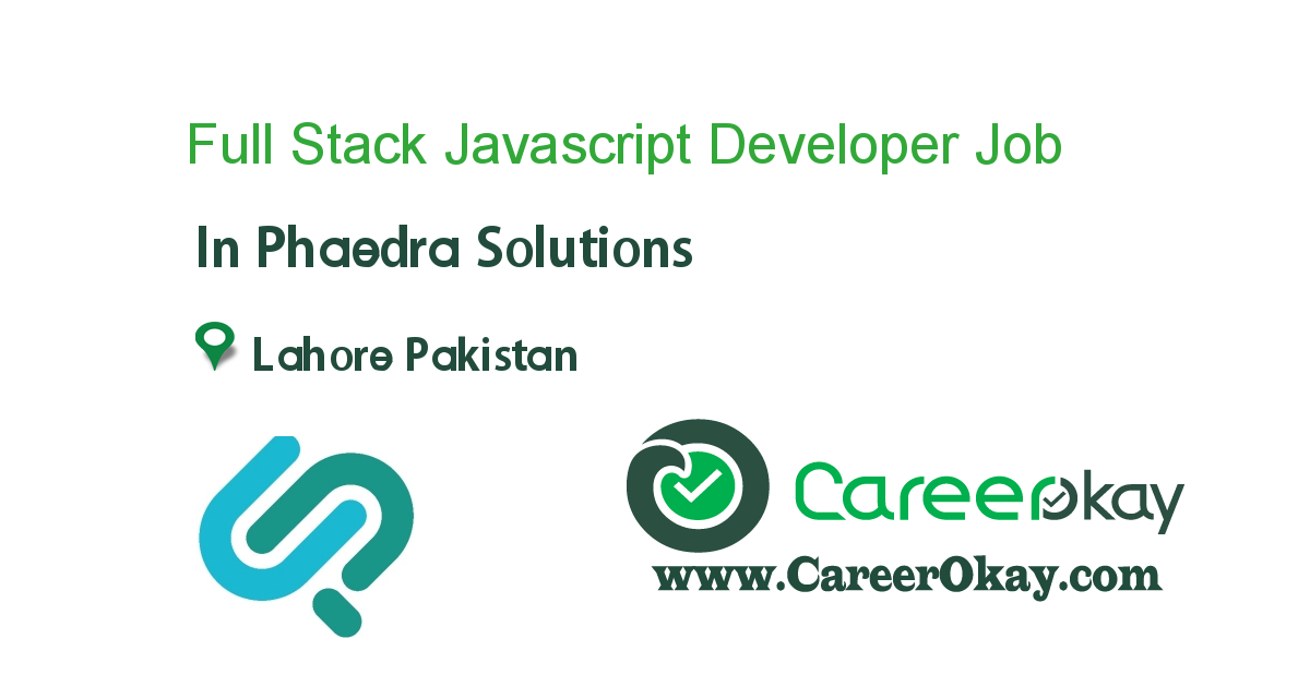 Full Stack Javascript Developer (MEAN/MERN)