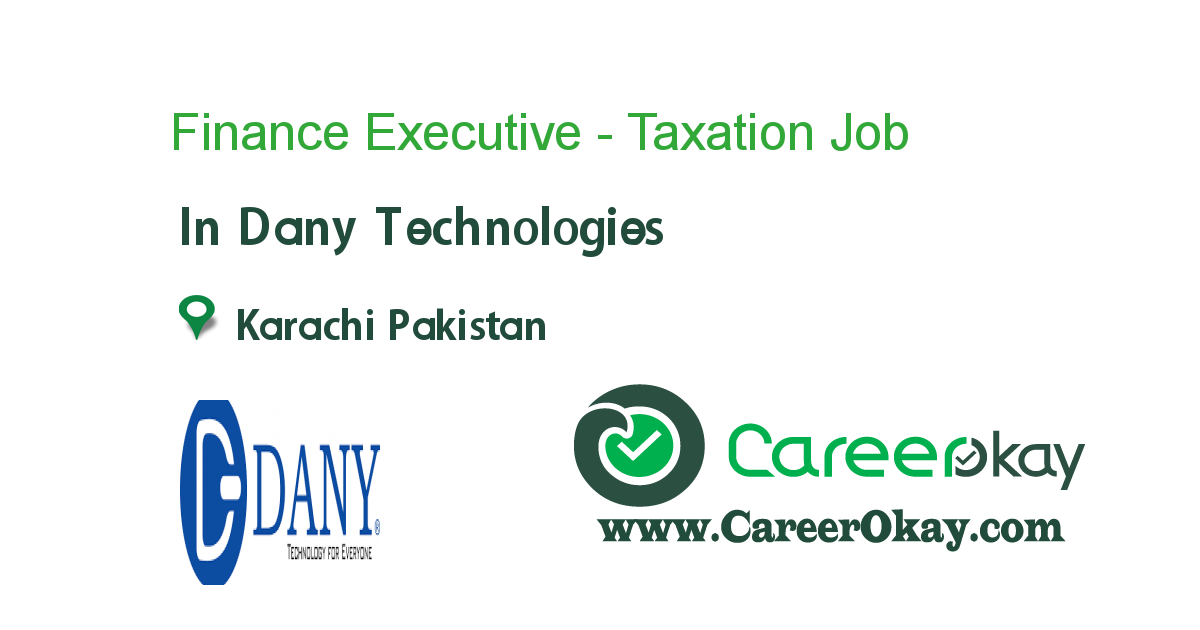 Finance Executive - Taxation