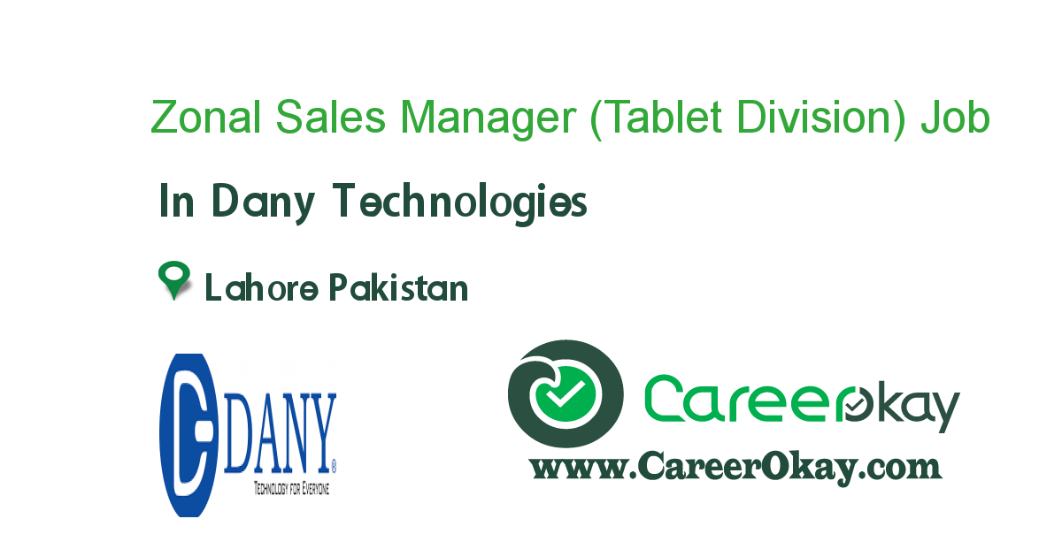 Zonal Sales Manager (Tablet Division)