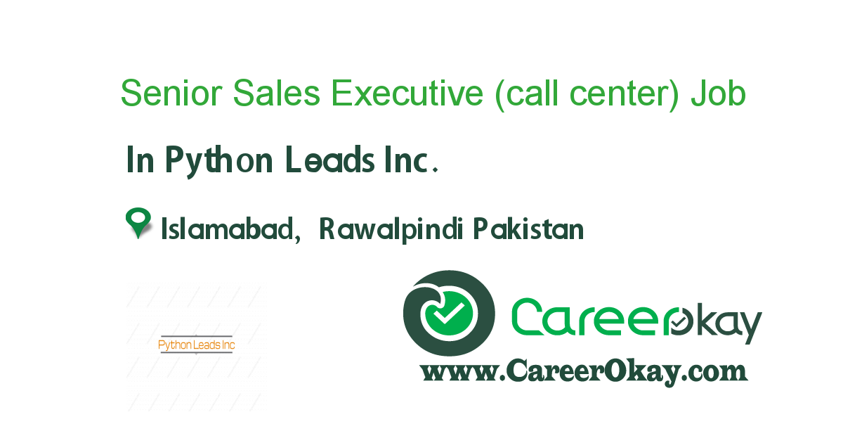 Senior Sales Executive (call center)