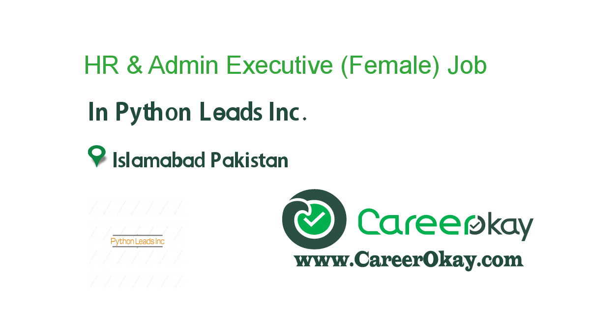 HR & Admin Executive (Female)