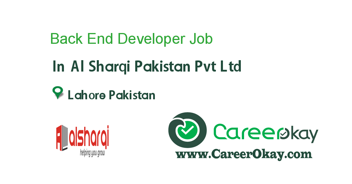 Back End Developer