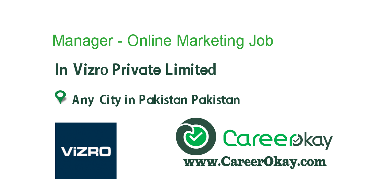 Manager - Online Marketing 