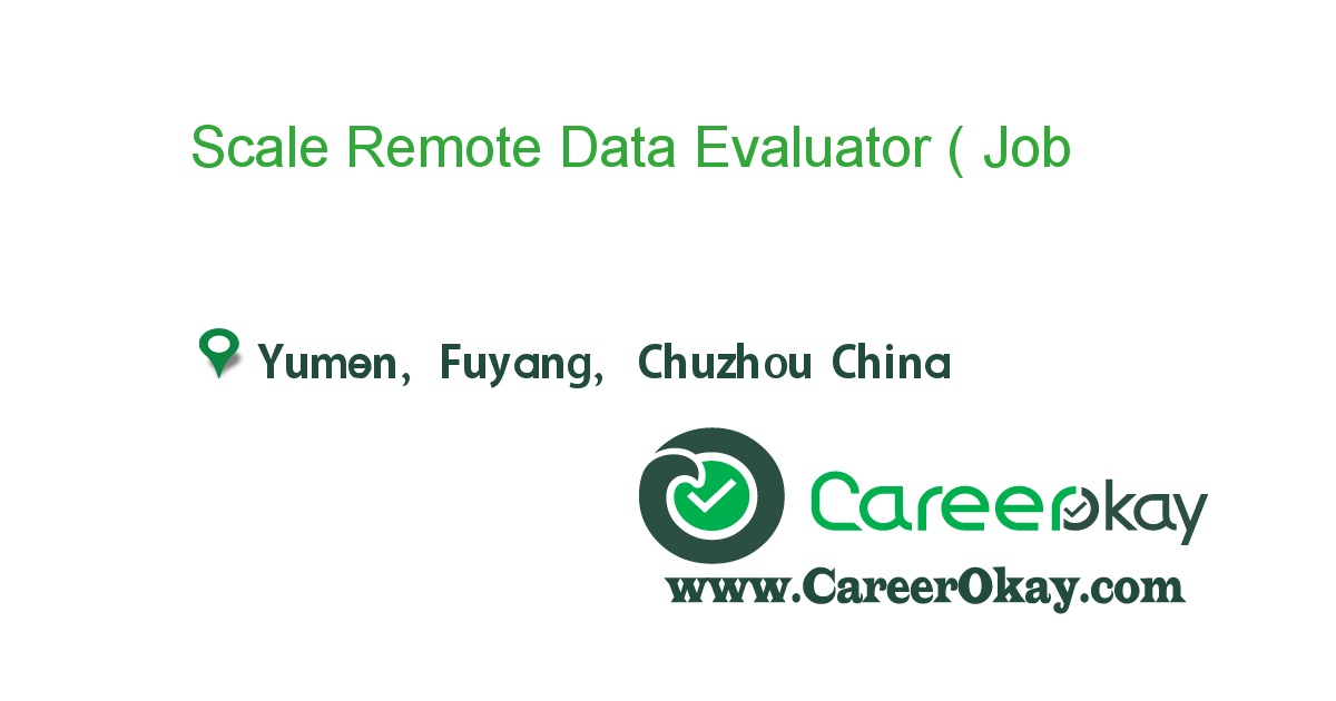 Scale Remote Data Evaluator ( Traditional Chinese/English )