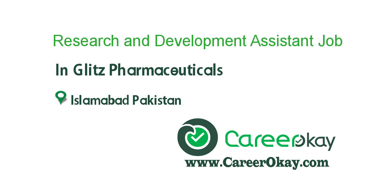 Research and Development Assistant 