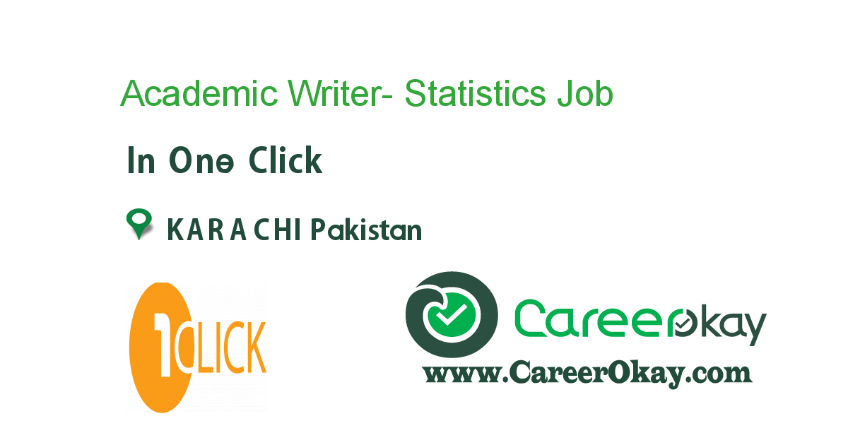 Academic Writer- Statistics 