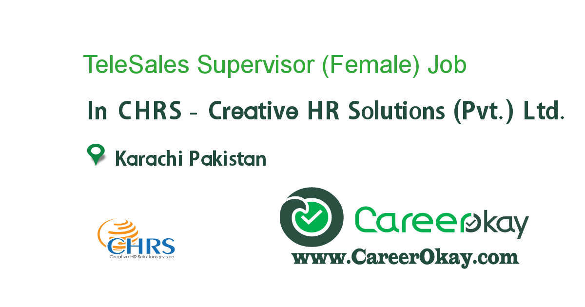 TeleSales Supervisor (Female)